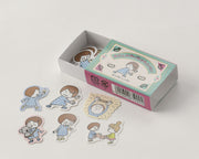 (箱入フレークシール)わたしのわごむはわたさない