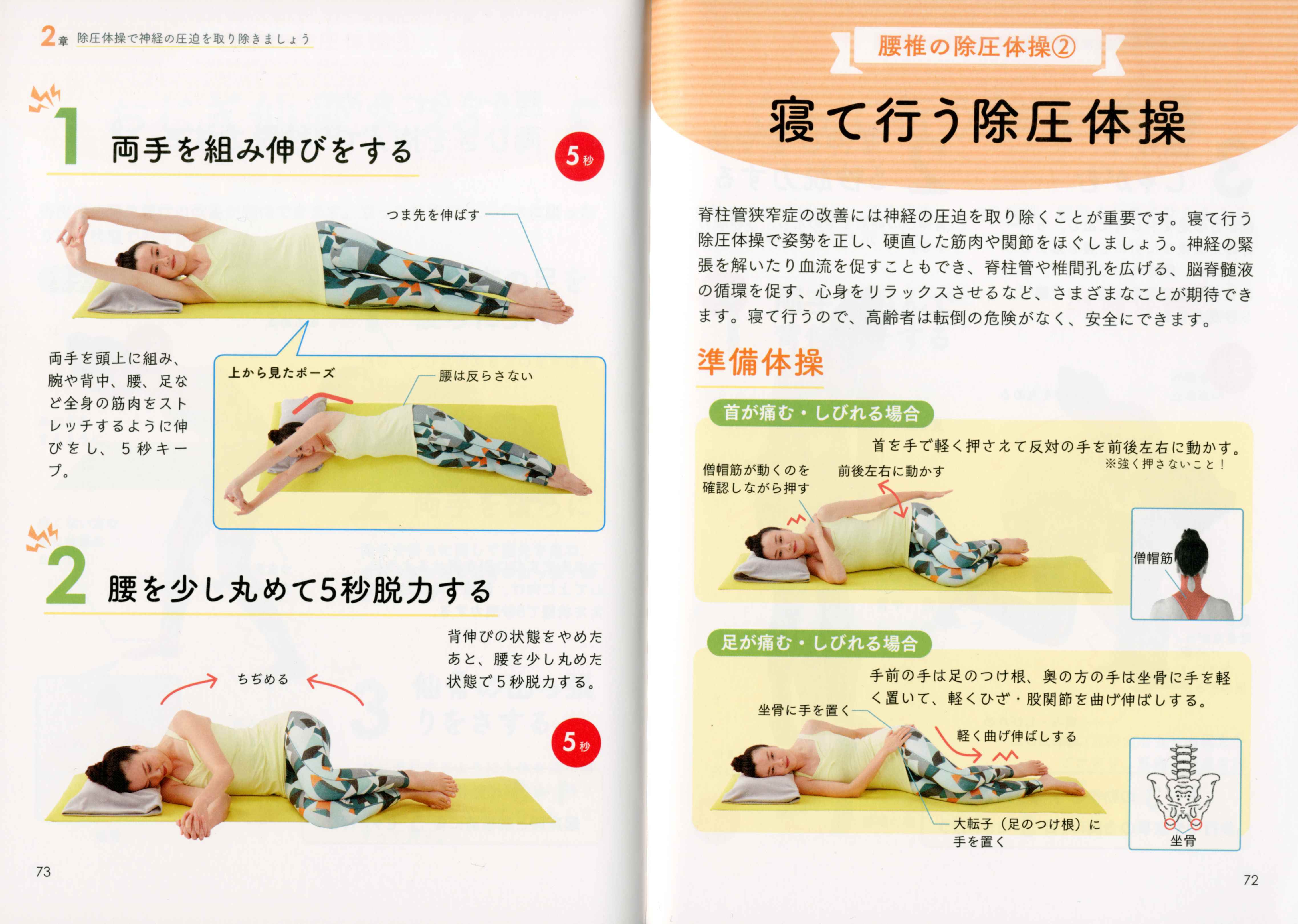 手足のしびれは自分で改善 １日１分「除圧体操」