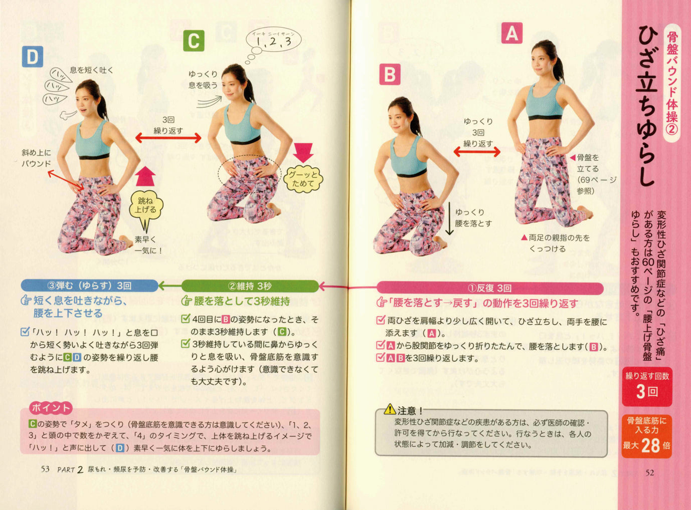 尿もれ・頻尿を自分で改善！ 1日5分「骨盤バウンド体操」