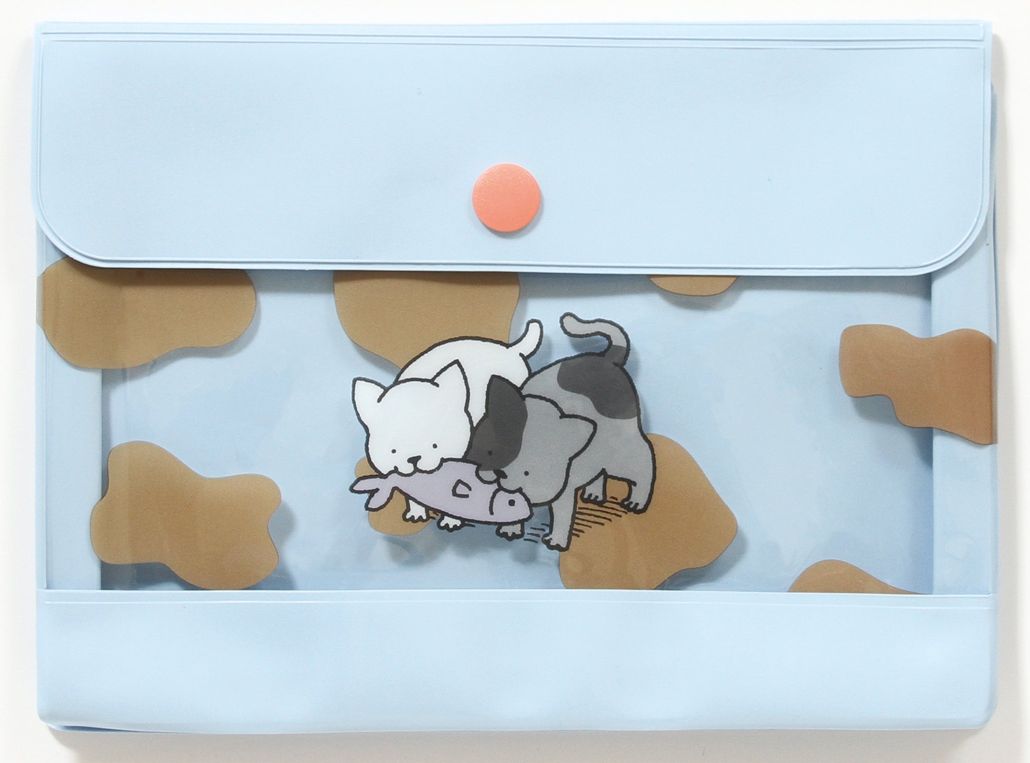PVCポーチ　ねこ